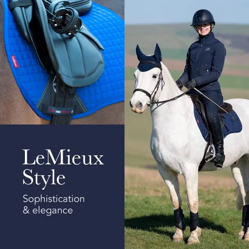 Vista 2 de LeMieux Almohadilla de sillín de uso general cuadrada - Almohadillas de sillín inglesas para caballos - Equipo y accesorios de equitación
