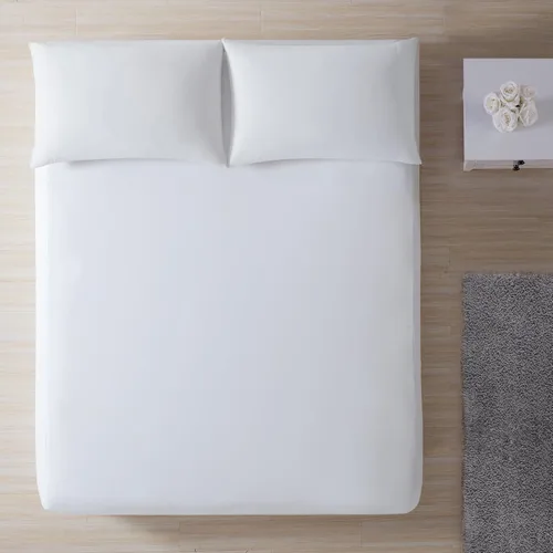 Vista 6 de Fresh Ideas Protectores de almohada todo en uno de fácil cuidado, paquete de 2, estándar/Queen