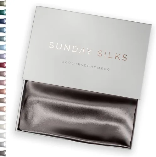 Vista 23 de FUNDA DE ALMOHADA DE SEDA DE MORERA 100% SUNDAYSILKS™, Fundas de almohada de seda para cabello y piel, Superior a la funda de almohada de satén
