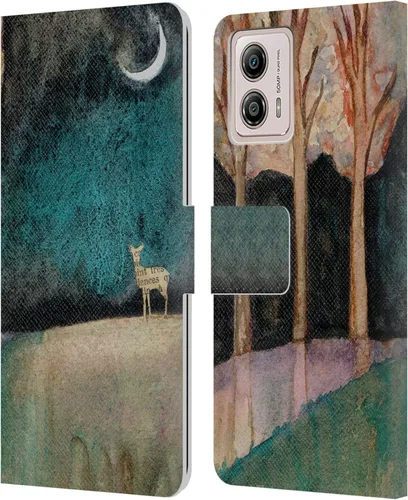 Vista 15 de Head Case Designs Officially Licensed Wyanne Half Light Nature 2 Leather Book Wallet Case Cover Compatible with Motorola Moto G53 5G