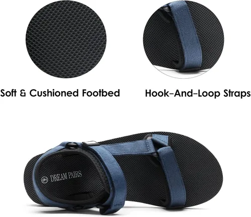 Vista 2 de DREAM PAIRS Lightweght - Sandalias para hombre, impermeables, atléticas, deportivas, para caminar, con entresuela de EVA suave, para playa, verano