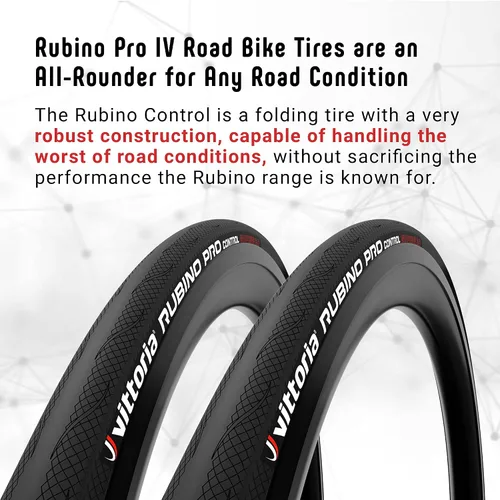 Vista 3 de Vittoria Rubino Pro Control G2.0 - Neumático plegable para bicicleta de carretera