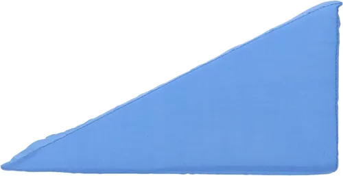 Vista 9 de Almohada de cuña, almohada de cuña para dormir, almohada triangular, esponja de espuma triangular para el brazo delantero (azul)