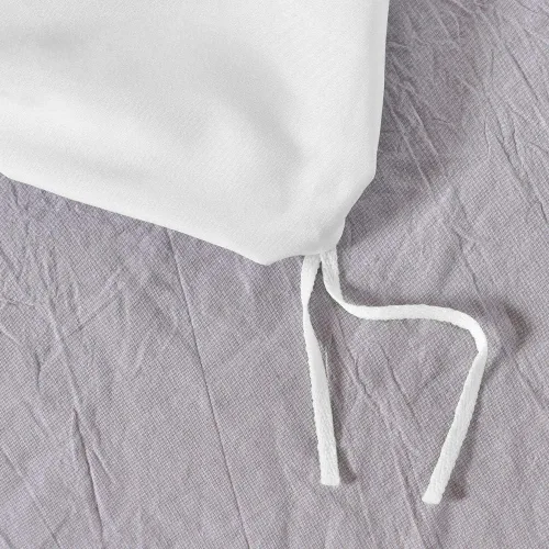 Vista 6 de Juego de funda de edredón, sábana bajera y fundas de almohada, juego de ropa de cama de 4 piezas, hecho de 100% algodón Giza egipcio de ensueño