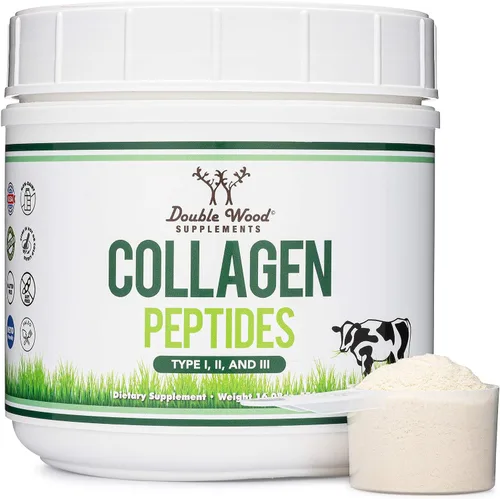 Vista 9 de Double Wood Supplements Colágeno Líquido Premium - 2500mg de Colágeno Bovino Hidrolizado (Tipo 1, 3 y de Ganado Alimentado con Pasto) - 32 Porciones