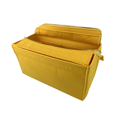 Vista 4 de Bag Organizer for Dior Book Tote Medium [Fixed Zipper Top Cover] - Premium Felt (Handmade/20 Colors)