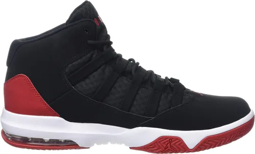 Vista 6 de Nike Tenis de baloncesto para hombre, negro, negro, negro, rojo gimnasio 023, 8.5, Negro Negro Black Gym Red 023, 8.5