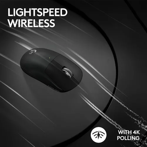Vista 6 de Logitech G PRO X SUPERLIGHT 2 LIGHTSPEED - Mouse inalámbrico para juegos, sondeo 4K, ligero, interruptores híbridos LIGHTFORCE, sensor HERO 2