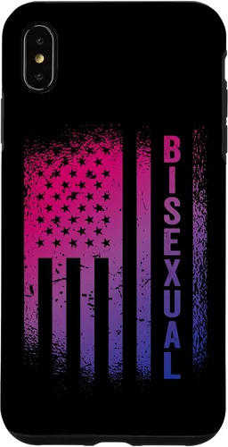 Vista 7 de Funda para iPhone 15 Bisexual Bandera Americana Patriótica Bi Pride 4 de julio