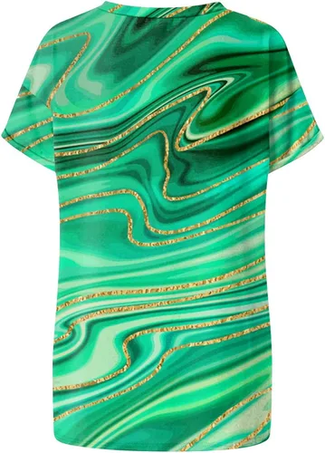 Vista 6 de Summer Tops for Women 2023 Tshirts Holiday Travel Bohemian Teen Girls 70s Spring Tops for Women 2023 Trendy