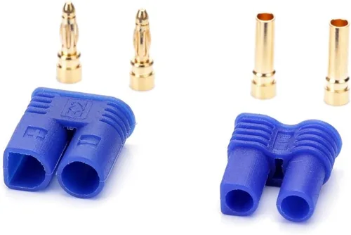 Vista 2 de 10 pares EC2 conector macho hembra RC 2MM Lipo conector de batería oro Bullet Plug