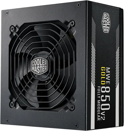 Vista 16 de Cooler Master MWE Gold 850 V2 PSU Full Modular, 850W, 80+ Gold, Diseñado para Nvidia RTX 5080 AMD RX 9070 XT, 2 Conectores EPS, Ventilador HDB