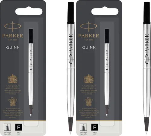 Vista 9 de Parker Recambio de tinta para bolígrafo Rollerball Fina Tinta negra