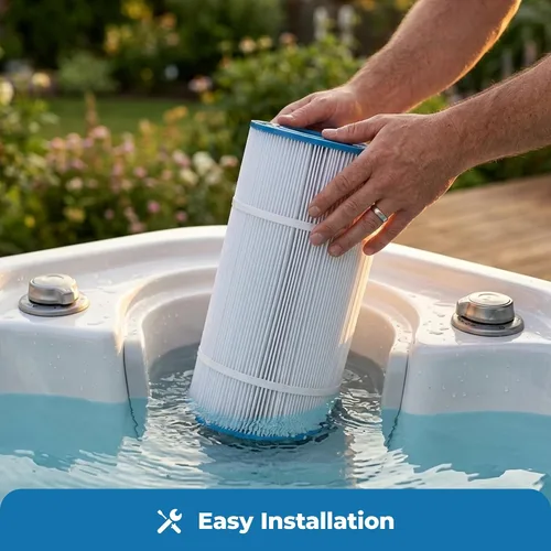 Vista 3 de Baleen Filters Filtro de piscina de 120 pies cuadrados que reemplaza a los cartuchos de filtro de piscina y spa Unicel C-8320, Pleatco PSD125