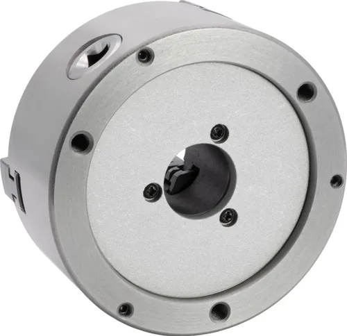 Vista 3 de CME Portabrocas de torno autocentrante de 5 pulgadas y 3 mandíbulas con placa de respaldo semiacabada de 2 1/4"-8, máquina para adaptarse al