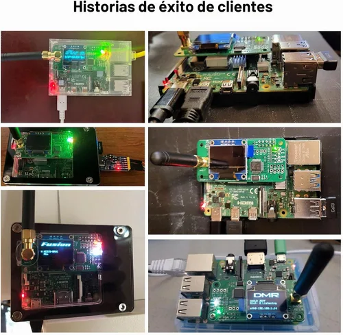 Vista 6 de AURSINC MMDVM Hotspot Board (V1.5.2) + Antena Soporte UHF VHF Soporte P25 DMR YSF DSTAR NXDN POCSAG para Raspberry Pi-Zero W, 2W, Pi 3, 3B, 3B+, 4