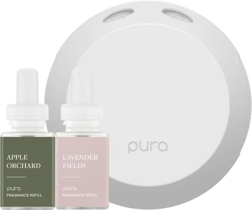 Vista 10 de Pura - Set Inicial de Dispositivo de Fragancia para Hogar Inteligente - Pura 4 - Difusor de Aroma para el Hogar - Incluye Difusor de Aroma