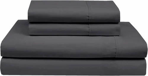 Vista 10 de Rajlinen Juego de sábanas de algodón Giza tamaño Queen, 100% algodón egipcio Giza certificado, juego de sábanas de lujo de 4 piezas, bolsillo