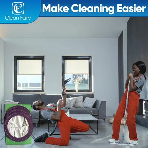 Vista 5 de Paquete de 10 bolsas de vacío compatibles con modelos ProTeam Coachvac MegaVac y Super CoachVac, repuesto para pieza #100331 10Qt Intercept Micro
