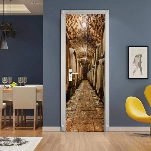 Vista 66 de Calcomanías 3D para puerta, murales para despegar y pegar, papel tapiz de caballo, calcomanías autoadhesivas extraíbles de PVC, impermeable, póster