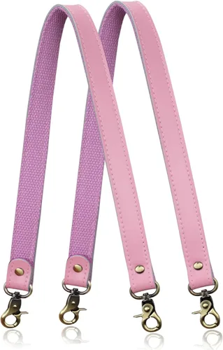 Vista 39 de Allzedream - Bolsa de hombro de repuesto de lona de cuero auténtico, 2