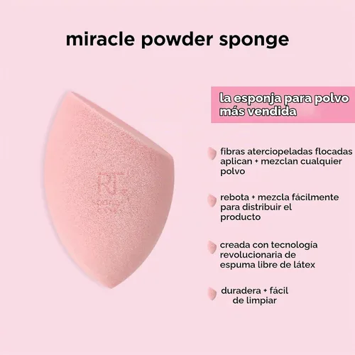 Vista 7 de Real Techniques Miracle - Esponja de maquillaje matificante para base