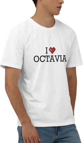 Vista 2 de Funny T Shirt I Love Octavia T Shirt Mens T Shirt Men Funny Tshirts (Color Colour, Size Large)