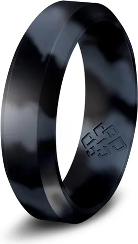 Vista 57 de Knot Theory - Anillo de boda de silicón para hombres y mujeres Anillos de goma finos de calidad superior con gran estilo, comodidad; son ideales