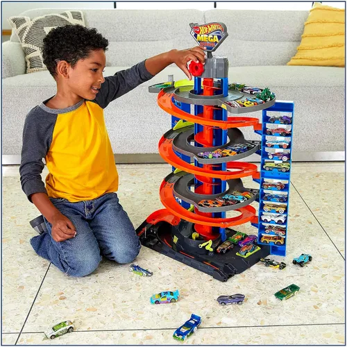 Vista 2 de Mattel - Hot Wheels City 50 Nuevo Mega Garage