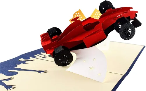 Vista 13 de iGifts And Cards Tarjeta de felicitación desplegable para Jeep negra icónica y legendaria en 3D, cumpleaños genial, graduación divertida, auto