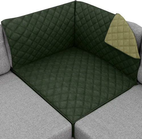 Vista 62 de Sofa Shield - Funda para sofá Loveseat con correa patentada, protector de cojín, funda reversible diseñada en EE. UU. resistente a manchas