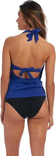Vista 4 de Top de traje de baño tankini con capucha