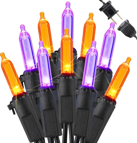 Vista 14 de Brizled Luces de Navidad, 33 pies, 100 LED Conectables de Extremo a Extremo, Mini Luces de Cadena de Navidad, 120V Certificadas UL, Blanco Frío, Luz