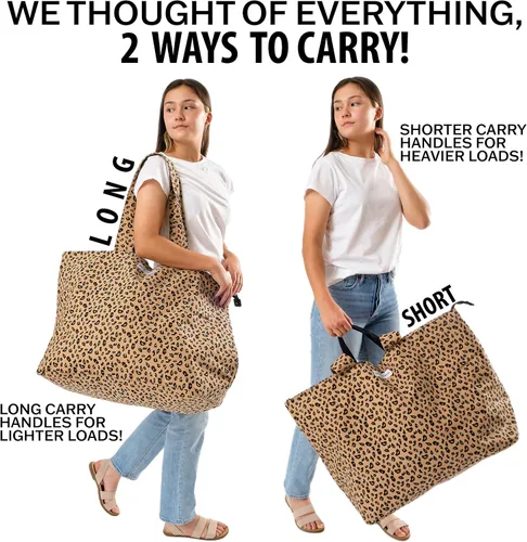 Vista 5 de Foundry by Fit + Fresh, All The Things - Bolsa de mano, equipaje, bolsa de lona de viaje, bolsas de fin de semana para mujer