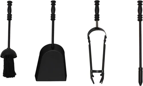 Vista 4 de JVL 11-314 Belvoir Fireside Companion - Juego de herramientas, color negro