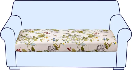Vista 86 de CRFATOP Fundas elásticas de cojín de repuesto para sofá, fundas de asiento de sofá impresas, lavable, extraíble, protector de muebles individual