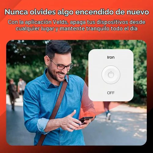 Vista 5 de Enchufe inteligente, compatible con Alexa y Google Home, habilitado para WiFi, no requiere concentrador, conexión de 2.4 GHz, blanco, paquete de 2