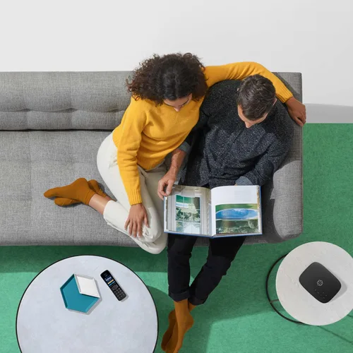 Vista 7 de Auricular Ooma HD3 inalámbrico con identificador de llamadas y calidad de voz HD. Exclusivamente para el servicio telefónico residencial Ooma Telo