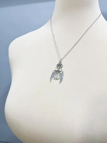 Vista 3 de Collares de ángel y demonio joyería de augurios buenos vs malos Maridos inefables Barcos Fandom