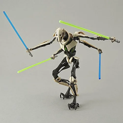 Vista 4 de Bandai Hobby Star Wars 1/12 Modelo de plástico General Grievous "Star Wars", Blanco