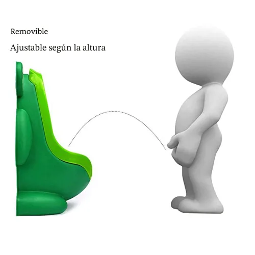 Vista 6 de Entrenamiento para orinar de rana, lindo orinal de entrenamiento para niños con divertido objetivo de puntería, orinales verdes para niños pequeños