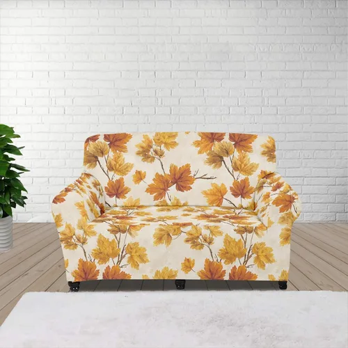 Vista 66 de Horeset Fundas elásticas para sofá con diseño de flores otoñales, lavables para sofá de 2 cojines, funda protectora para mascotas y perros