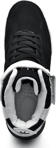 Vista 6 de KUXIE - Zapatos de piel,a la moda de corte alto para hombres, tenis casuales, para exteriores, entrenamiento