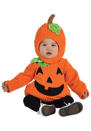 Vista 2 de Disfraz Infantil de Calabaza Cómoda y Linda Multicolor