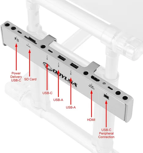 Vista 2 de Odyssey Soporte para laptop Pro Media Hub