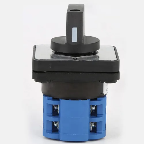 Vista 3 de Interruptor selector de cambio universal, interruptor de transferencia de energía, 3 posiciones 8 terminales, LW26-63/2 220V 20A Motor, Generadores