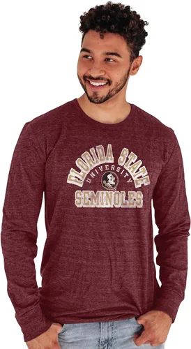 Vista 22 de Blue 84 NCAA - Camiseta de manga larga para hombre Tri-Blend
