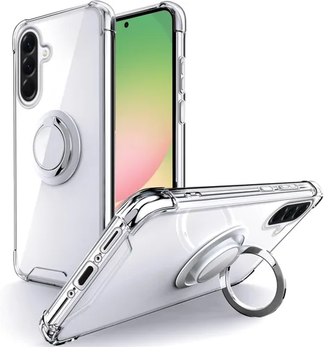 Vista 10 de Silverback - Carcasa transparente para Samsung Galaxy A15 con soporte de anillo