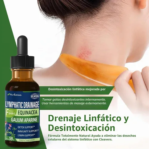Vista 2 de Cleavers Gotas de Drenaje Linfático - 2oz Drenaje Linfático