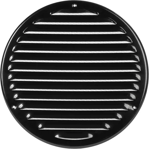 Vista 33 de Cubierta para salida de ventilación – Ventilación redonda de Soffit – Rejilla de ventilación – Cubierta de rejilla – Malla mosquitera integrada